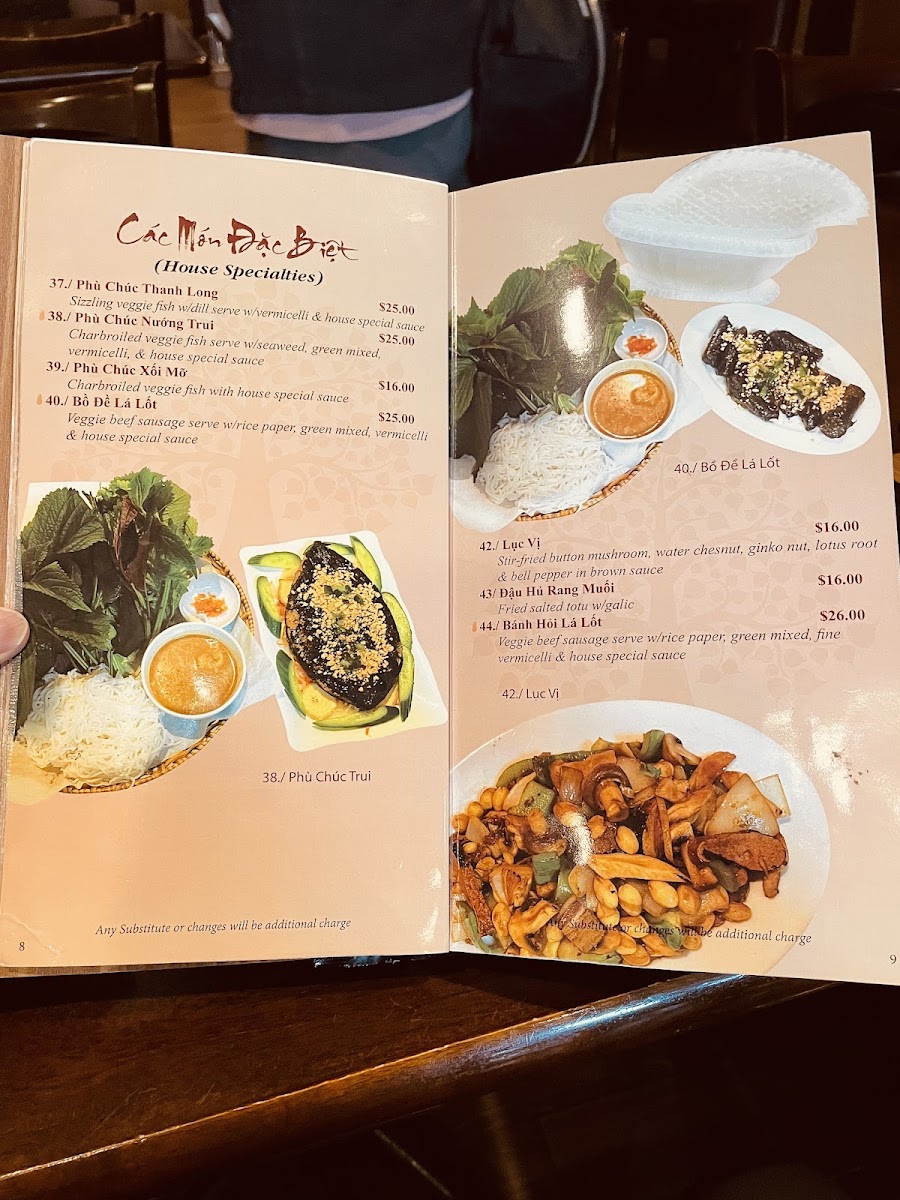 Bồ Đề Tịnh Tâm Chay Menu - Image 3